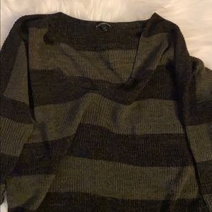 Striped sweater 3/4 length sleeves